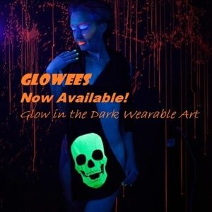 New Graphic Tees! Small batch glow in the dark